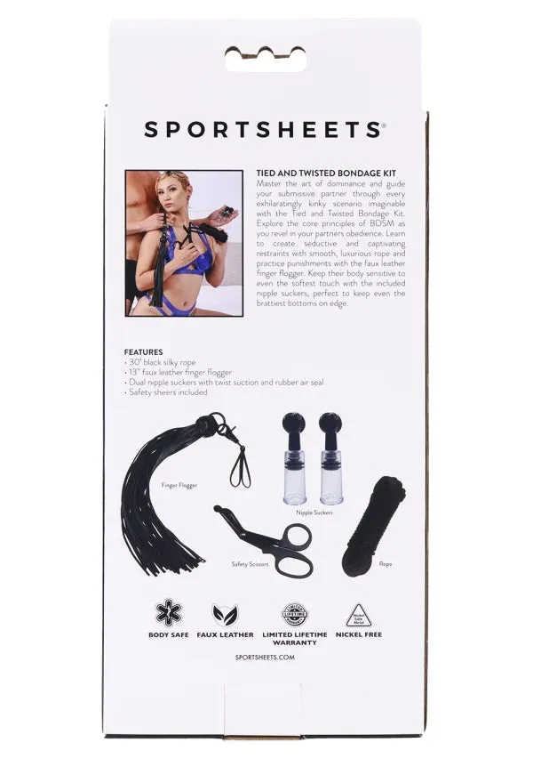SPORTSHEETS Couples TIED AND TWISTED BONDAGE KIT