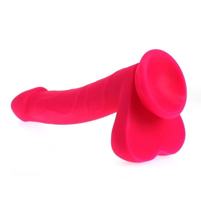 XMEN Dildos Realistic Cock w Balls Pink