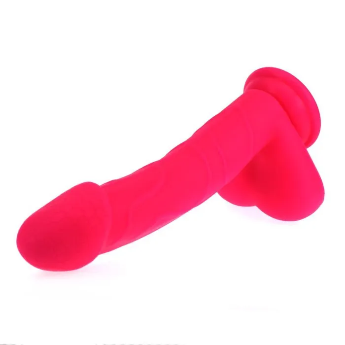 XMEN Dildos Realistic Cock w Balls Pink