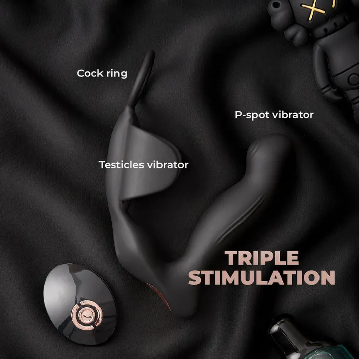 FRISKY BUSINESS SG Male Sex Toys Pleasure Pilot Pro Retractable Vibrating Prostate Massager