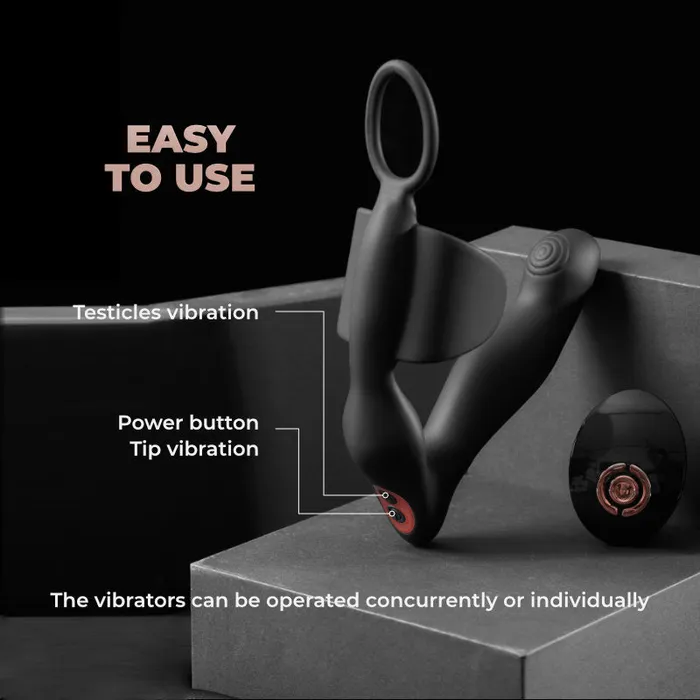 FRISKY BUSINESS SG Male Sex Toys Pleasure Pilot Pro Retractable Vibrating Prostate Massager