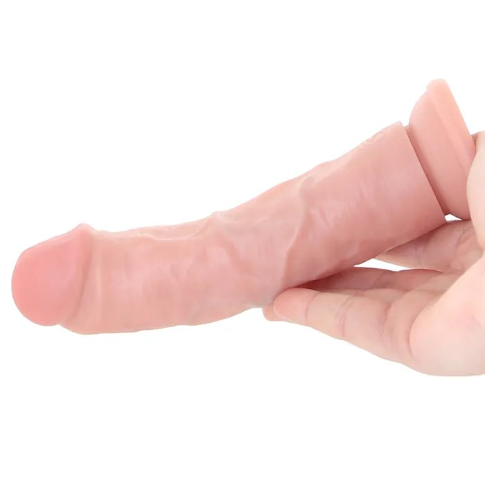 Dildos RealRock Curved 6 Inch Dildo in White Shots Toys Dildos RealRock Curved 6 Inch Dildo in White Shots Toys