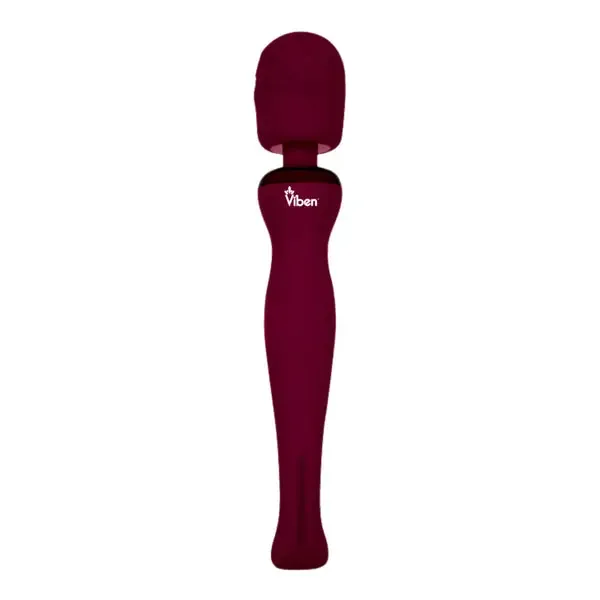 Viben Sultry Intense Handheld Wand Massager Ruby Viben Vibrators