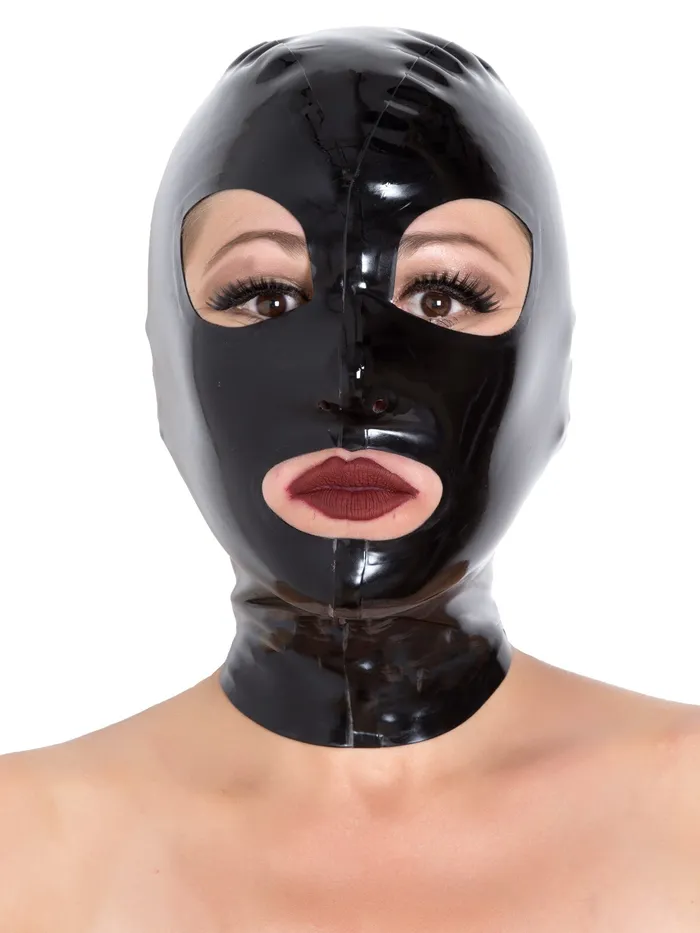 Womens Black Latex Hood HonourSkintwocom Anal