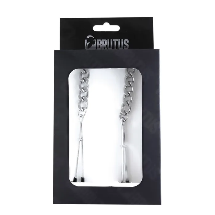 Brutus Tweezer Nipple Clamps Silver BRUTUS Anal