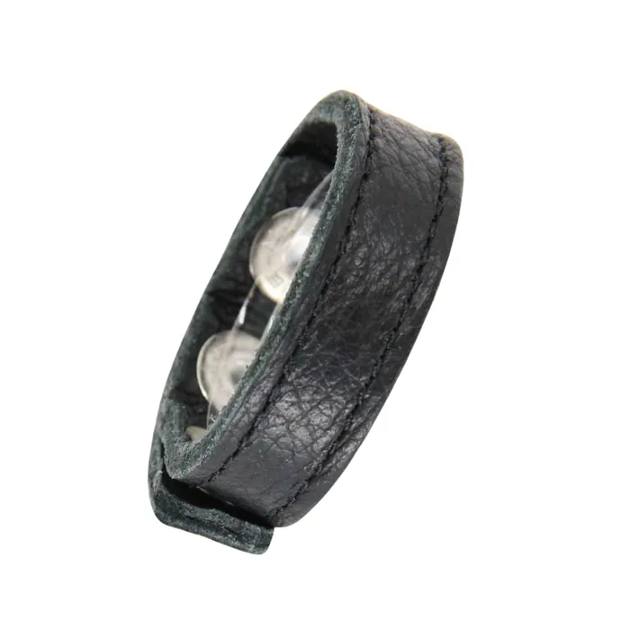 Male Sex Toys LOVE IN LEATHER Love In Leather 3 Speed Leather Cock Ring
