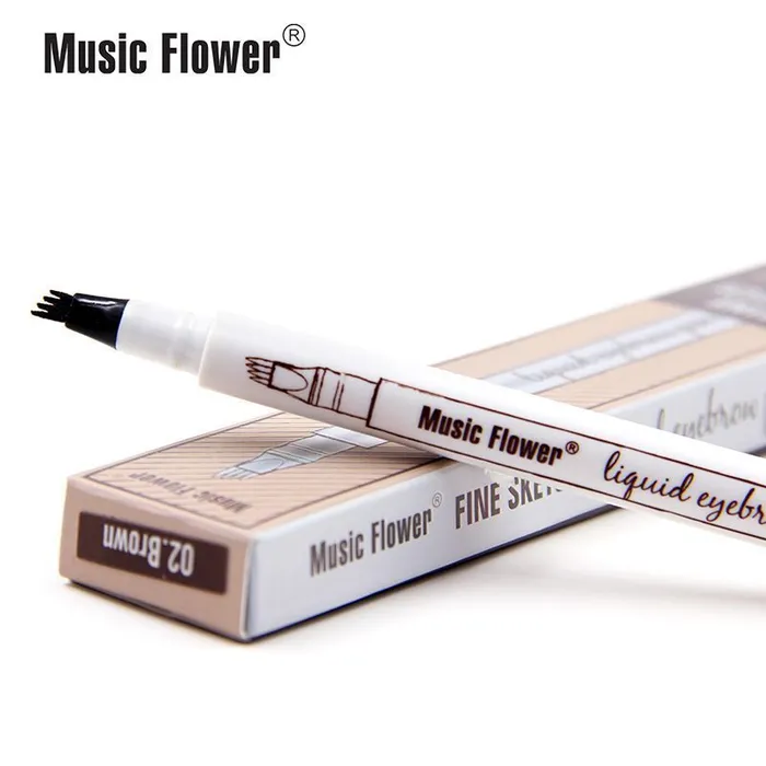Female Sex Toys musck flower MUSIC FLOWER Eyebrow Fork Waterproof Pencil Beauty Tools MZ051