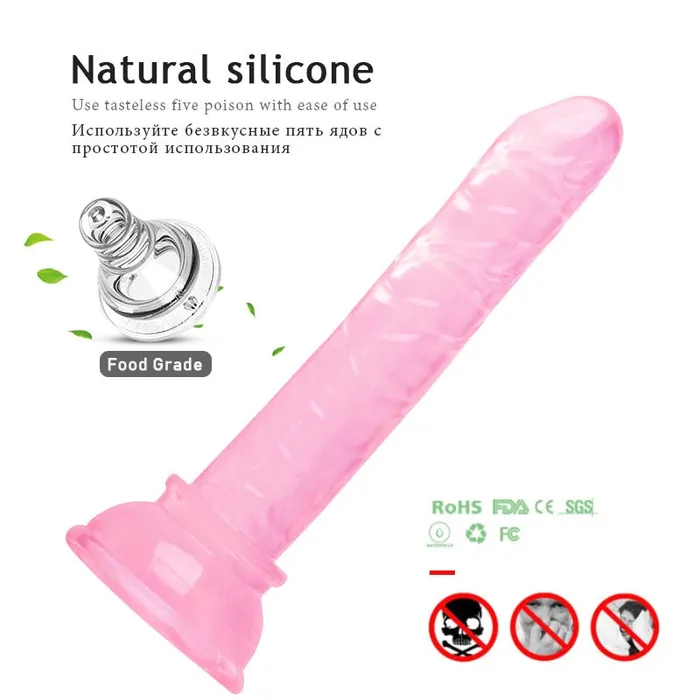 Male Sex Toys LAZADASEXTOYS Jelly Dildos Anal Plug Sex Toys for Women Suction Cup Dildo Female Masturbator GSpot Vaginal Massager Butt Plug Sex Products