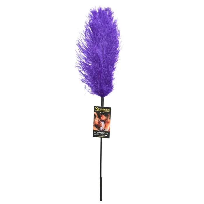 Vibrators Ostrich Tickler Purple Sportsheets