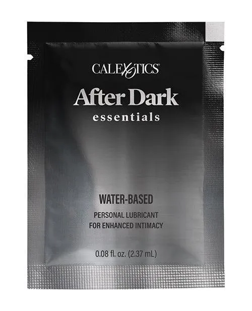 California Exotic Novelties Lubricants After Dark Essentials Water Based Personal Lubricant Sachet 08 Oz California Exotic Novelties Lubricants After Dark Essentials Water Based Personal Lubricant Sachet 08 Oz