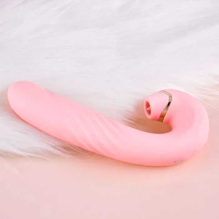 Erocome Vibrators Erocome Draco Thrusting Vibrating Sucking Heating Dildo 68 Pink