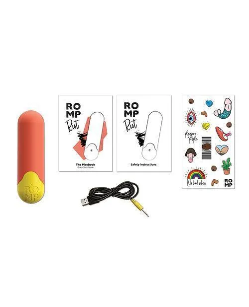 Female Sex Toys Wow Tech Romp Riot Bullet Vibrator Orange