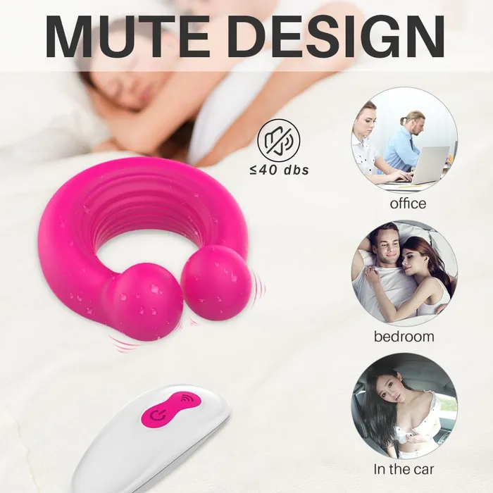 Male Sex Toys Vibrating Cock Penis Ring 9 Vibrations Clitoris Couple Stimulator YOSPOSS