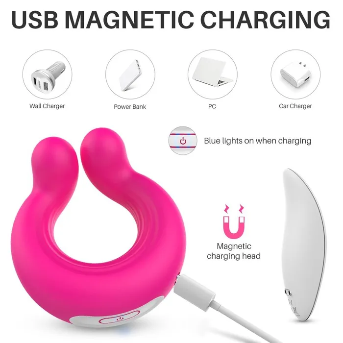 Male Sex Toys Vibrating Cock Penis Ring 9 Vibrations Clitoris Couple Stimulator YOSPOSS