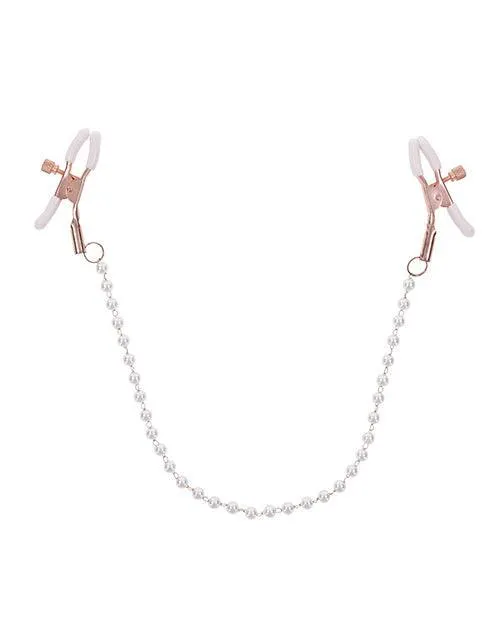 Sex Mischief Peaches n CreaMe Pearl Nipple Clamps Sportsheets International Couples Sex Mischief Peaches n CreaMe Pearl Nipple Clamps Sportsheets International Couples