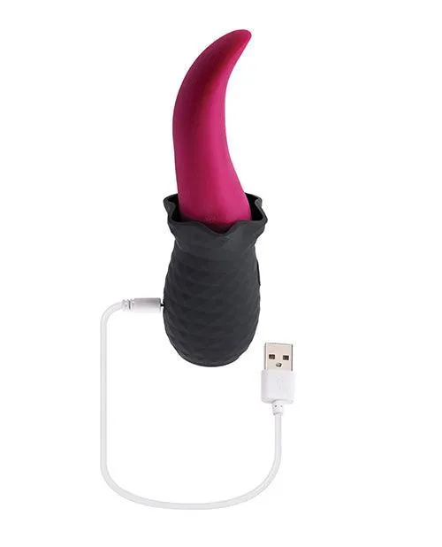 Vibrators Evolved Novelties INC Selopa Tongue Teaser Pinkblack