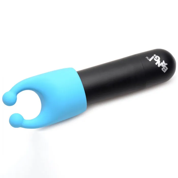Bang Rechargeable Bullet w 4 Attachments Female Sex Toys