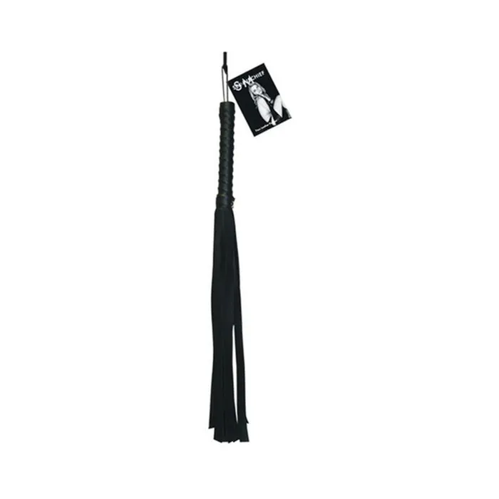 Sportsheets Faux Leather Flogger Black Anal