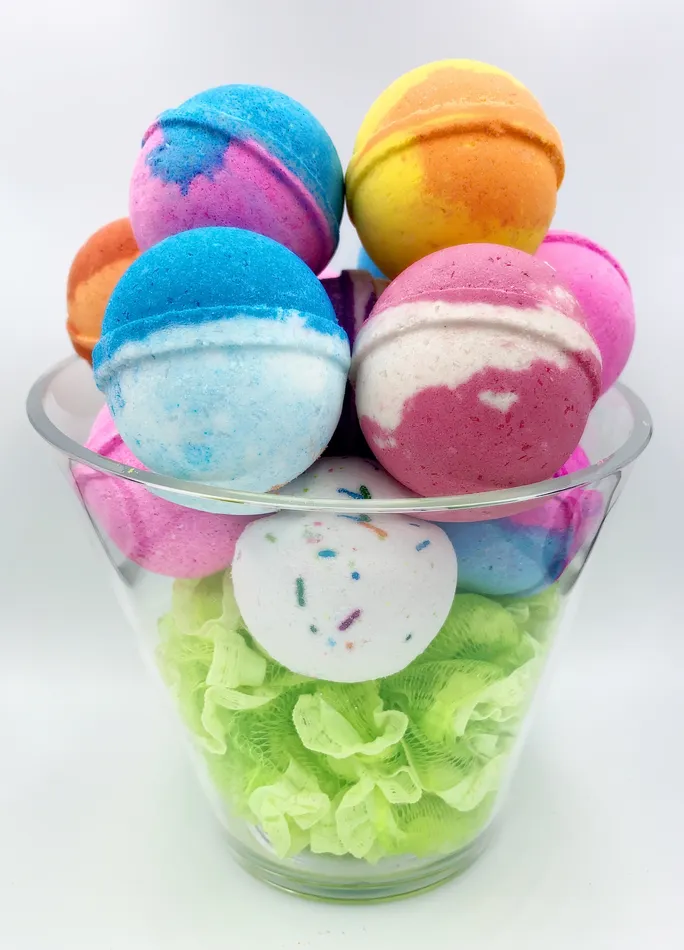 Vibrators Its the Bomb Bath Bomb Breast Cancer Awareness Colors