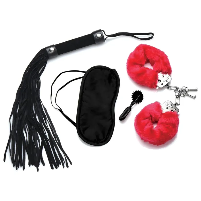 Anal Frisky Frisky Passion Fetish Kit With Heart Gift Box Black Red