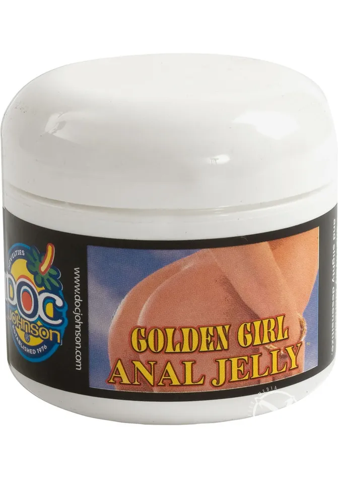 Anal Golden Girl Desensitizing Anal Jelly Lubricant Doc Johnson
