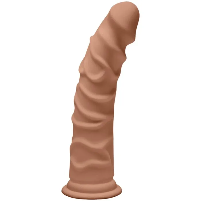 Dildos The D Ragin D Dual Density Ultraskyn Dildo Brown 8 Inch The D
