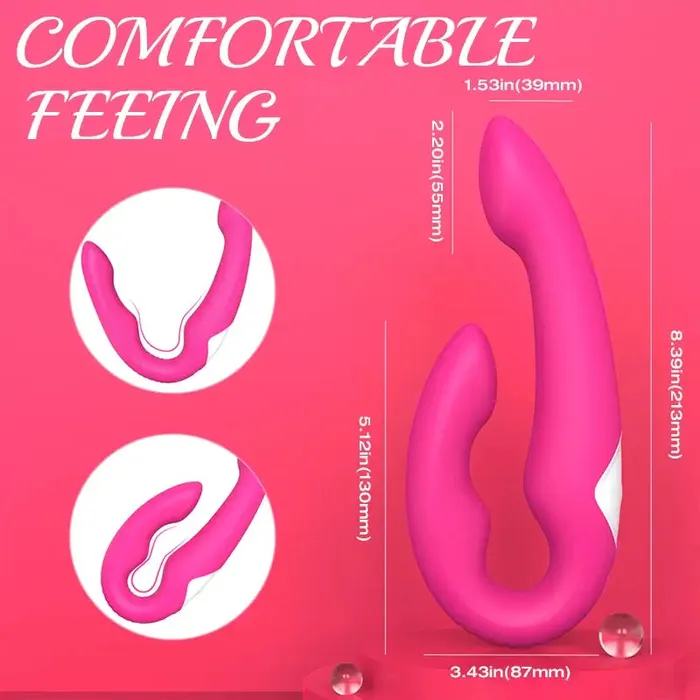 Inyarose Vibrators Dual Vibration Clitoral GSpot Vibrator
