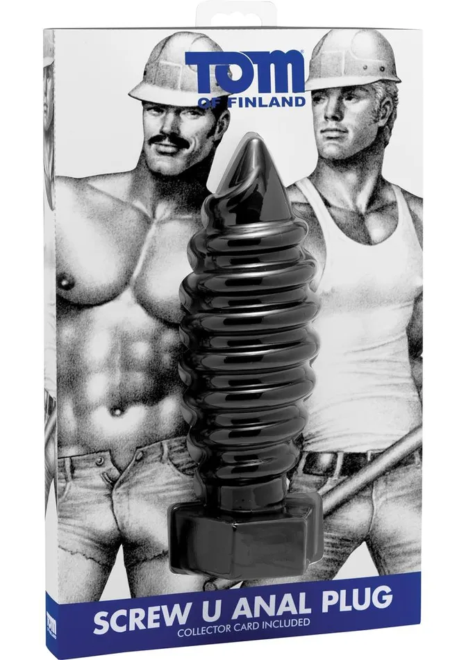 Male Sex Toys TOM OF FINLAND Tom Of Finland Screw U Anal Plug