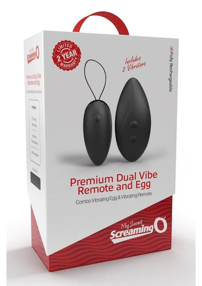 My Secret Screaming O Premium Dual Vibe Remote and Egg Silicone Combo Kit My Secret Vibrators