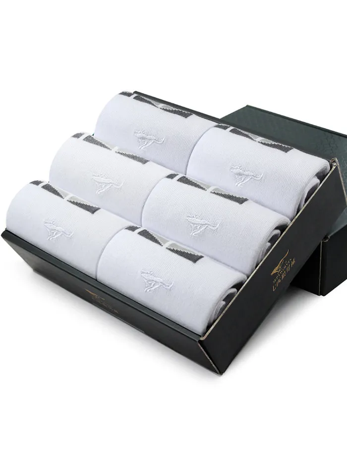 mysite 6 Pairs Mens Cotton Medium Length Breathable Sock Set Female Sex Toys