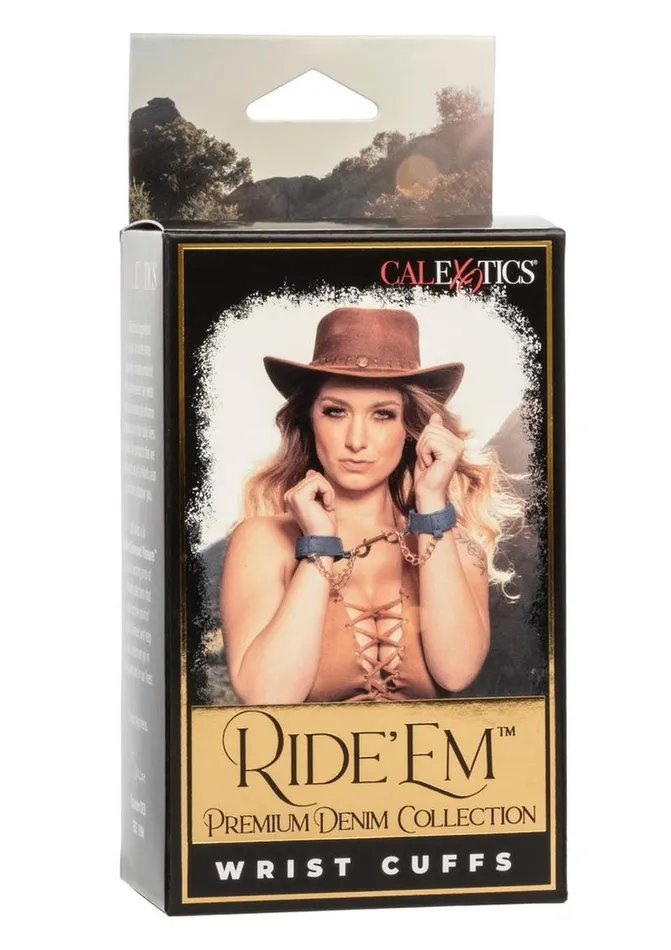 Ride Em Premium Denim Collection Wrist Cuffs Ride em Couples