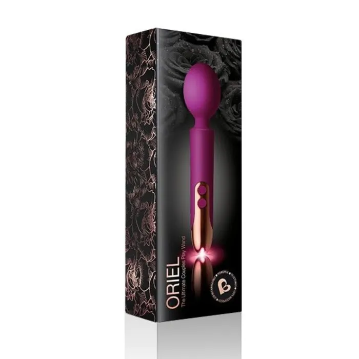 Rocks Off Oriel Rechargeable Wand Vibrator Fuchsia Rocks Off Vibrators