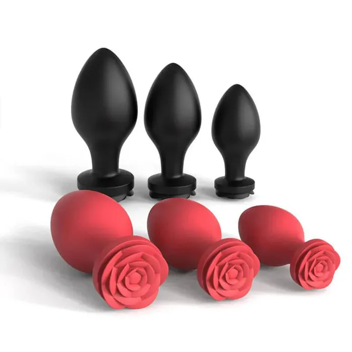 Rose Anal Plug Adult Sex Toy Inyarose Male Sex Toys