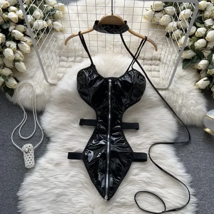 Sinderella Restraints Leather Obsession Teddies Lingerie