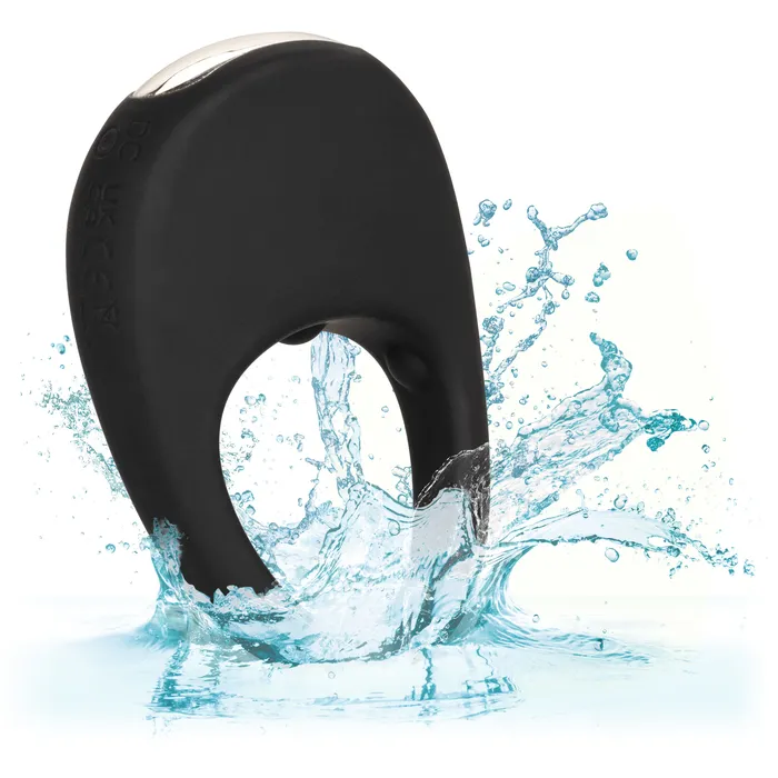Anal CalExotics Silicone Rechargeable Pleasure Ring Black Black Anal CalExotics Silicone Rechargeable Pleasure Ring Black Black