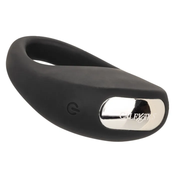 Anal CalExotics Silicone Rechargeable Pleasure Ring Black Black Anal CalExotics Silicone Rechargeable Pleasure Ring Black Black