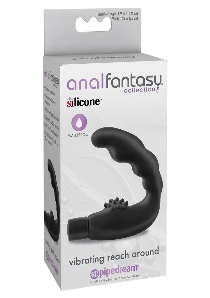 Anal Fantasy Collection Vibrating Reach Around Silicone Massager Waterproof Anal Fantasy Collection Male Sex Toys Anal Fantasy Collection Vibrating Reach Around Silicone Massager Waterproof Anal Fantasy Collection Male Sex Toys