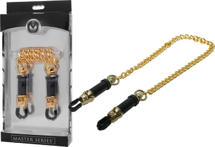Deluxe Adjustable Nipple Clamps Xr Brands Female Sex Toys