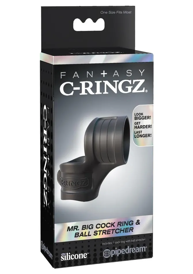 Fantasy CRingz Fantasy CRingz Silicone Mr Big Cock Ring and Ball Stretcher Male Sex Toys Fantasy CRingz Fantasy CRingz Silicone Mr Big Cock Ring and Ball Stretcher Male Sex Toys