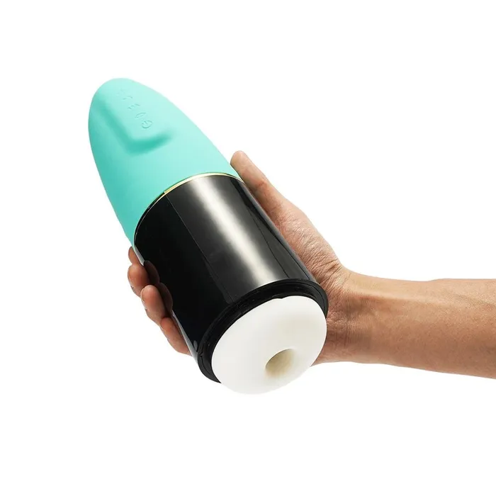 Male Sex Toys ADLTOYFUN Bulletshaped Silicone Exterior Sucking Vibration Voice Masturbator