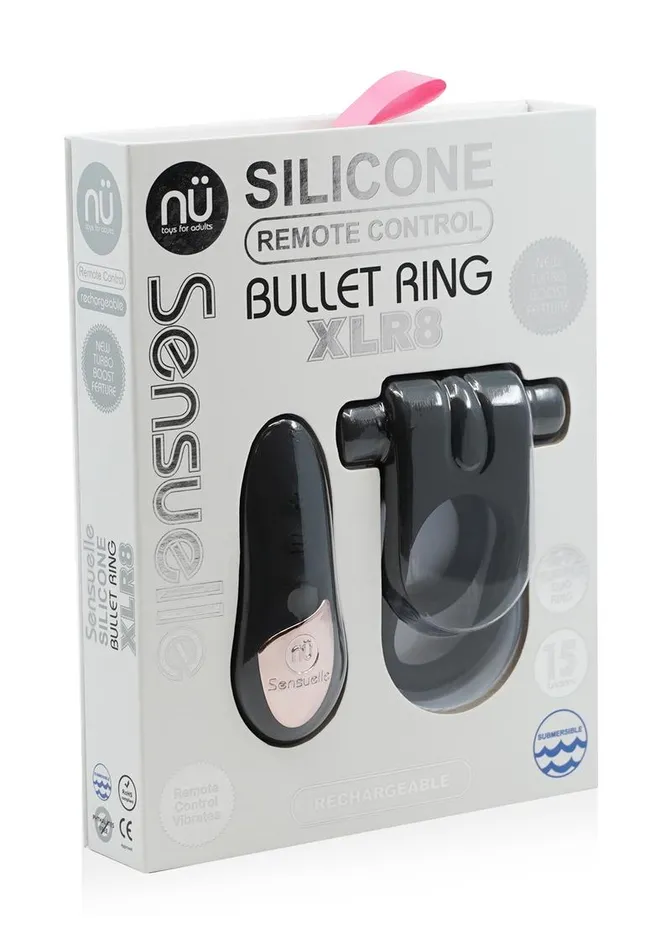Male Sex Toys Nu Sensuelle Nu Sensuelle Silicone Bullet Ring Xlr8 Rechargeable Vibrating Cock Ring with Remote Control Male Sex Toys Nu Sensuelle Nu Sensuelle Silicone Bullet Ring Xlr8 Rechargeable Vibrating Cock Ring with Remote Control