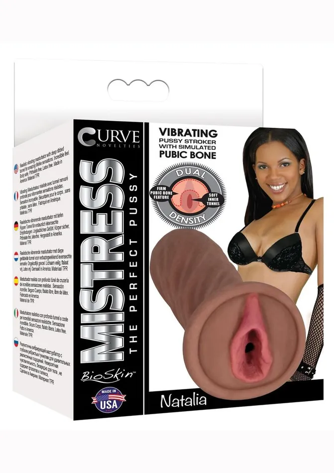 Mistress Mistress Natalia Vibrating Bioskin Dual Density Stroker Pussy Male Sex Toys