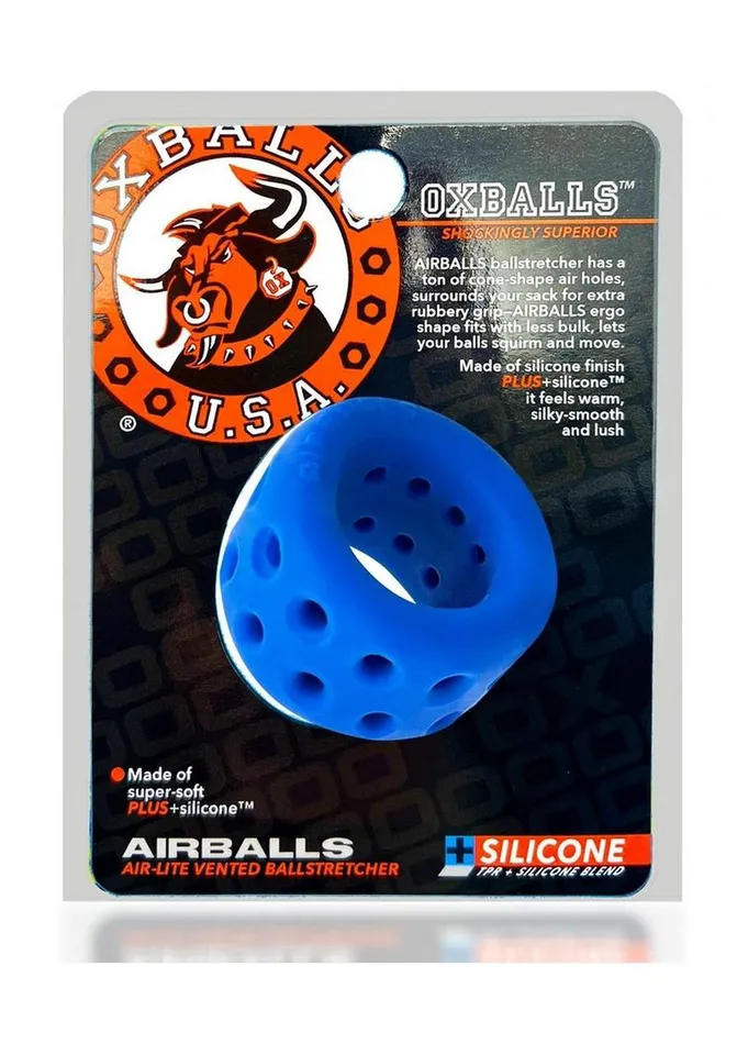 Oxballs Male Sex Toys Airballs AirLite Silicone Ballstretcher Police