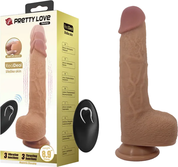 Pretty Love Rechargeable Tommy Dong Female Sex Toys