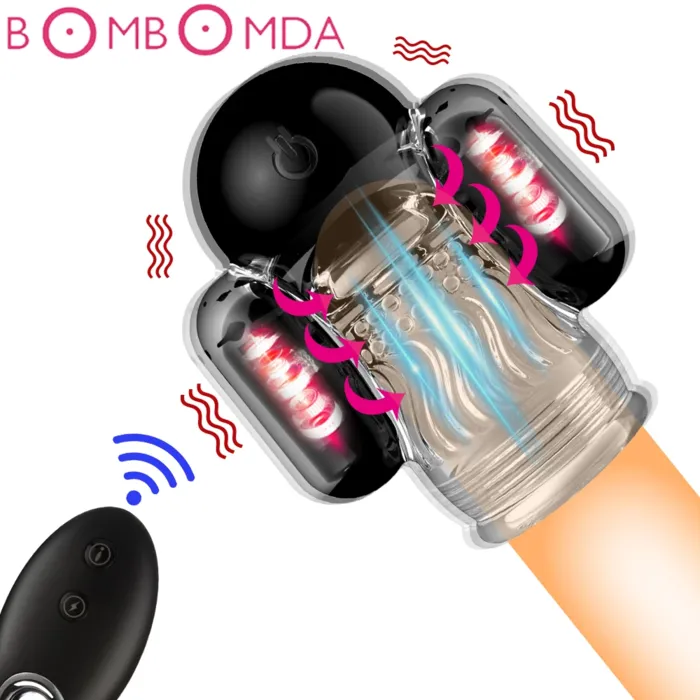 SIMU PARIDISE Male Sex Toys Wireless Control Glans Vibrators Male Masturbation Adult Sex Toy For MenMale Delay Lasting PenisTrainer Vibrators Penis Massage